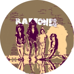 Ramones, The Ramones Motiv 25 Anstecker mit Sicherheitsnadel Ø 25mm