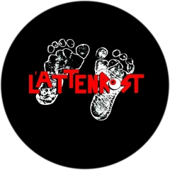 L´attenrost Lattenrost Motiv 1 Anstecker mit Sicherheitsnadel Ø 25 mm