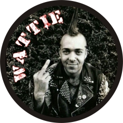 Exploited, The Exploited Motiv J Wattie Anstecker mit Sicherheitsnadel Ø 25mm