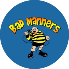 Bad Manners Motiv 1 Anstecker mit Sicherheitsnadel Ø 25mm