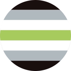 LGBTIQ Motiv I Agender Pride Anstecker mit Sicherheitsnadel Ø 25 mm