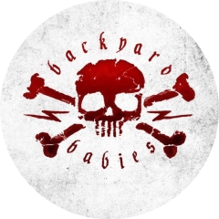 Backyard Babies Motiv 4 Anstecker mit Sicherheitsnadel Ø 25 mm
