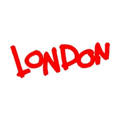 London Motiv 3 Anstecker mit Sicherheitsnadel Ø 25 mm