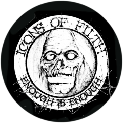 Icons Of Filth Motiv 4 Anstecker mit Sicherheitsnadel Ø 25 mm