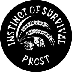 Instinct Of Survival Motiv 1 Anstecker mit Sicherheitsnadel Ø 25 mm