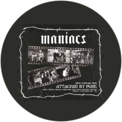 Maniacs Motiv 1 Anstecker mit Sicherheitsnadel Ø 25 mm