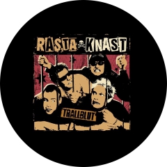 Rasta Knast Motiv 7 Anstecker mit Sicherheitsnadel Ø 25 mm