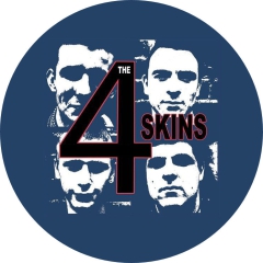 4 Skins, The 4 Skins Motiv 2 Anstecker mit Sicherheitsnadel Ø 25 mm