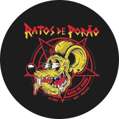 Ratos de Porão Motiv 4 Anstecker mit Sicherheitsnadel Ø 25 mm