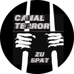 Canalterror Motiv 2 Anstecker mit Sicherheitsnadel Ø 25 mm