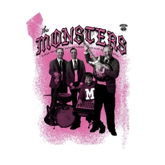 Monsters, The Monsters Motiv 4 Anstecker mit Sicherheitsnadel Ø 25mm