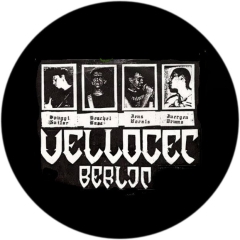 Vellocet Motiv 2 Anstecker mit Sicherheitsnadel Ø 25 mm