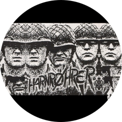 Harnröhrer Motiv 1 Anstecker mit Sicherheitsnadel Ø 25 mm