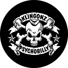 Klingonz Motiv 1 Anstecker mit Sicherheitsnadel Ø 25 mm