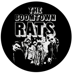 Boomtown Rats Anstecker mit Sicherheitsnadel Ø 25mm