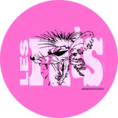 Les Rats Motiv 2 Anstecker mit Sicherheitsnadel Ø 25 mm
