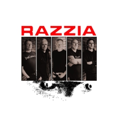 Razzia Motiv 4 Anstecker mit Sicherheitsnadel Ø 25 mm