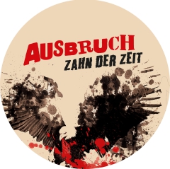 Ausbruch Motiv 3 Anstecker mit Sicherheitsnadel Ø 25 mm