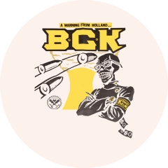 B.G.K. BGK Motiv 1 Anstecker mit Sicherheitsnadel Ø 25 mm