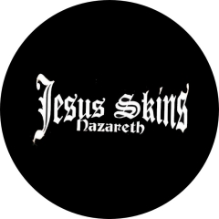 Jesus Skins Motiv 2 Anstecker mit Sicherheitsnadel Ø 25mm