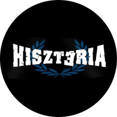 Hiszteria Motiv 1 Anstecker mit Sicherheitsnadel Ø 25 mm
