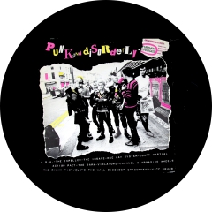 Punk And Disorderly Motiv 2 Further Charges Anstecker mit Sicherheitsnadel Ø 25 mm