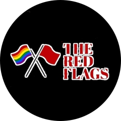 Red Flags, The Red Flags Motiv 1 Anstecker mit Sicherheitsnadel Ø 25 mm