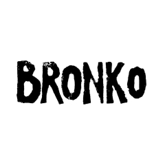Bronko Motiv 2 Anstecker mit Sicherheitsnadel Ø 25 mm