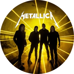 Metallica Motiv 3 Anstecker mit Sicherheitsnadel Ø 25mm