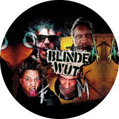 Blinde Wut Motiv 1 Anstecker mit Sicherheitsnadel Ø 25 mm