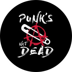 Punk´s Not Dead Motiv 3 Anstecker mit Sicherheitsnadel Ø 25 mm