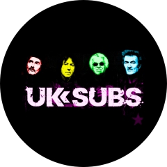 U.K. Subs Motiv A Anstecker mit Sicherheitsnadel Ø 25mm