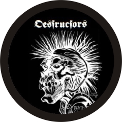 Destructors Motiv 1 Anstecker mit Sicherheitsnadel Ø 25mm