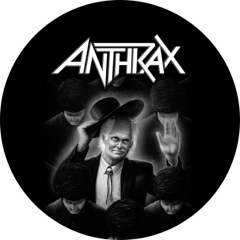 Anthrax Motiv 1 Anstecker mit Sicherheitsnadel Ø 25 mm