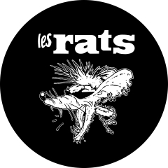 Rats, Les Rats (France) Motiv 1 Anstecker mit Sicherheitsnadel Ø 25mm