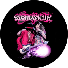 Aerosmith Motiv 3 Anstecker mit Sicherheitsnadel Ø 25mm