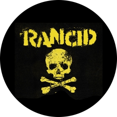 Rancid Motiv D Anstecker mit Sicherheitsnadel Ø 25 mm