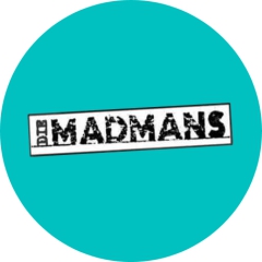 Madmans, Die Madmans Motiv 1 Anstecker mit Sicherheitsnadel Ø 25 mm