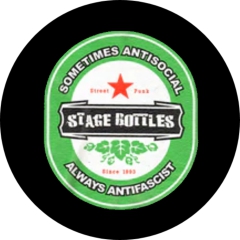 Stage Bottles Motiv 7 Anstecker mit Sicherheitsnadel Ø 25mm