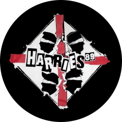 Harries, The Harries Harries ´89 Motiv 1 Anstecker mit Sicherheitsnadel Ø 25 mm