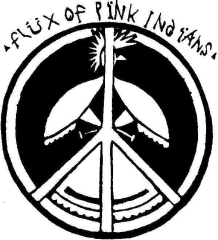 Flüx Of Pink Indians Motiv 5 Anstecker mit Sicherheitsnadel Ø 25 mm