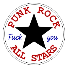Punk Rock All Stars Fuck You Anstecker mit Sicherheitsnadel Ø 25mm