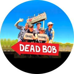 Dead Bob Motiv 1 Anstecker mit Sicherheitsnadel Ø 25 mm