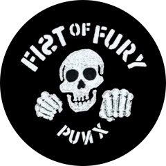 Fist Of Fury Motiv 1 Anstecker mit Sicherheitsnadel Ø 25 mm