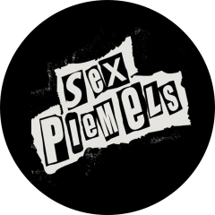 Sex Piemels Motiv 1 Anstecker mit Sicherheitsnadel Ø 25 mm