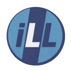 Ill PIL-Logo Motiv 1 Anstecker mit Sicherheitsnadel Ø 25 mm