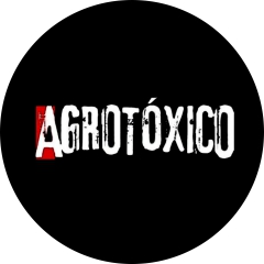Agrotóxico Motiv 2 Anstecker mit Sicherheitsnadel Ø 25mm