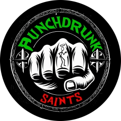 Punchdrunk Saints Motiv 2 Anstecker mit Sicherheitsnadel Ø 25 mm