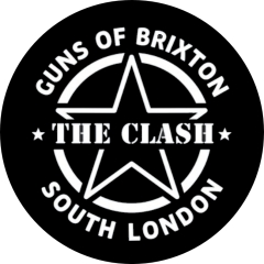 Clash, The Clash Motiv V Anstecker mit Sicherheitsnadel Ø 25mm