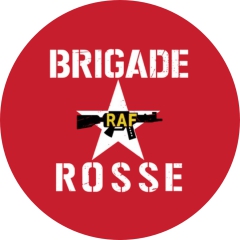Brigade Rosse Motiv 1 Anstecker mit Sicherheitsnadel Ø 25 mm